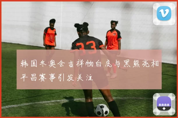 韩国冬奥会吉祥物白虎与黑熊亮相平昌赛事引发关注